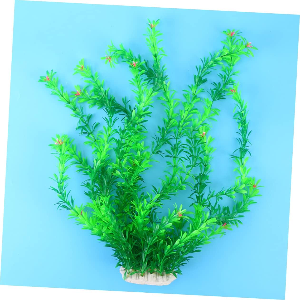 Housoutil 3pcs Realistic 70cm Fish Tank Decorations Plastic Aquarium Plants Lifelike Fake Aquatic Plant for Pet Fish Environment