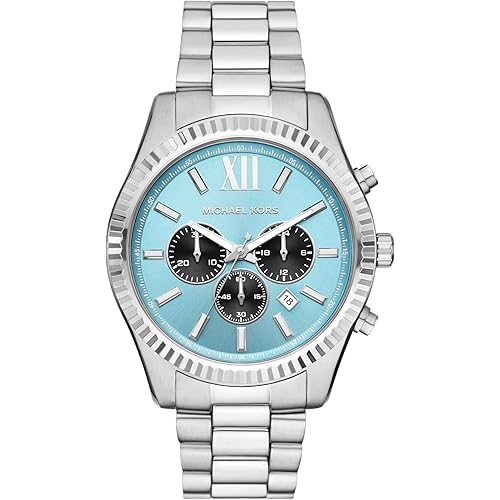 Michael Kors Lexington Men's Watch, Stainless Steel Bracelet Watch for Men