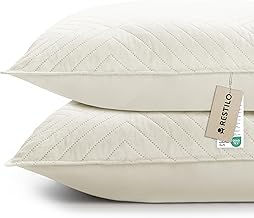 Cushion Cover, 50 x 70 cm, Set of 2 Beige Cushion Covers, Decorative Sofa Cushion, Decorative Cushion Cover, Ultrasonic Quilting, Soft, for Sofa Decoration, Ideal for Living Room, Bedroom