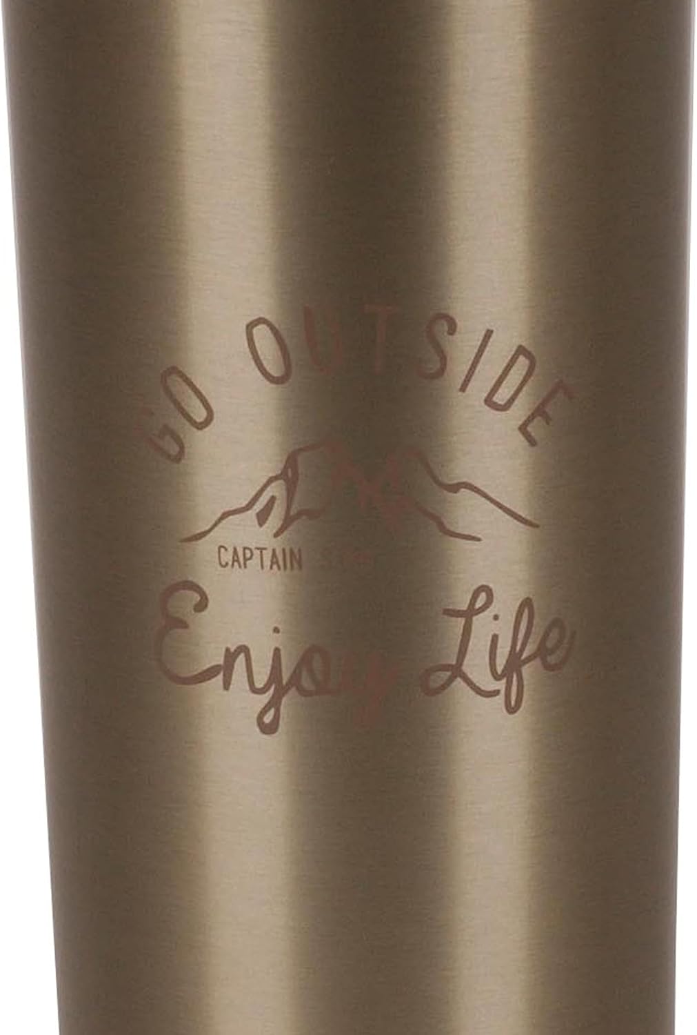 Captain Stag UE-4932 Outdoor Cup, Mug, Aluminum Tumbler, 16.2 fl oz (460 ml), Khaki