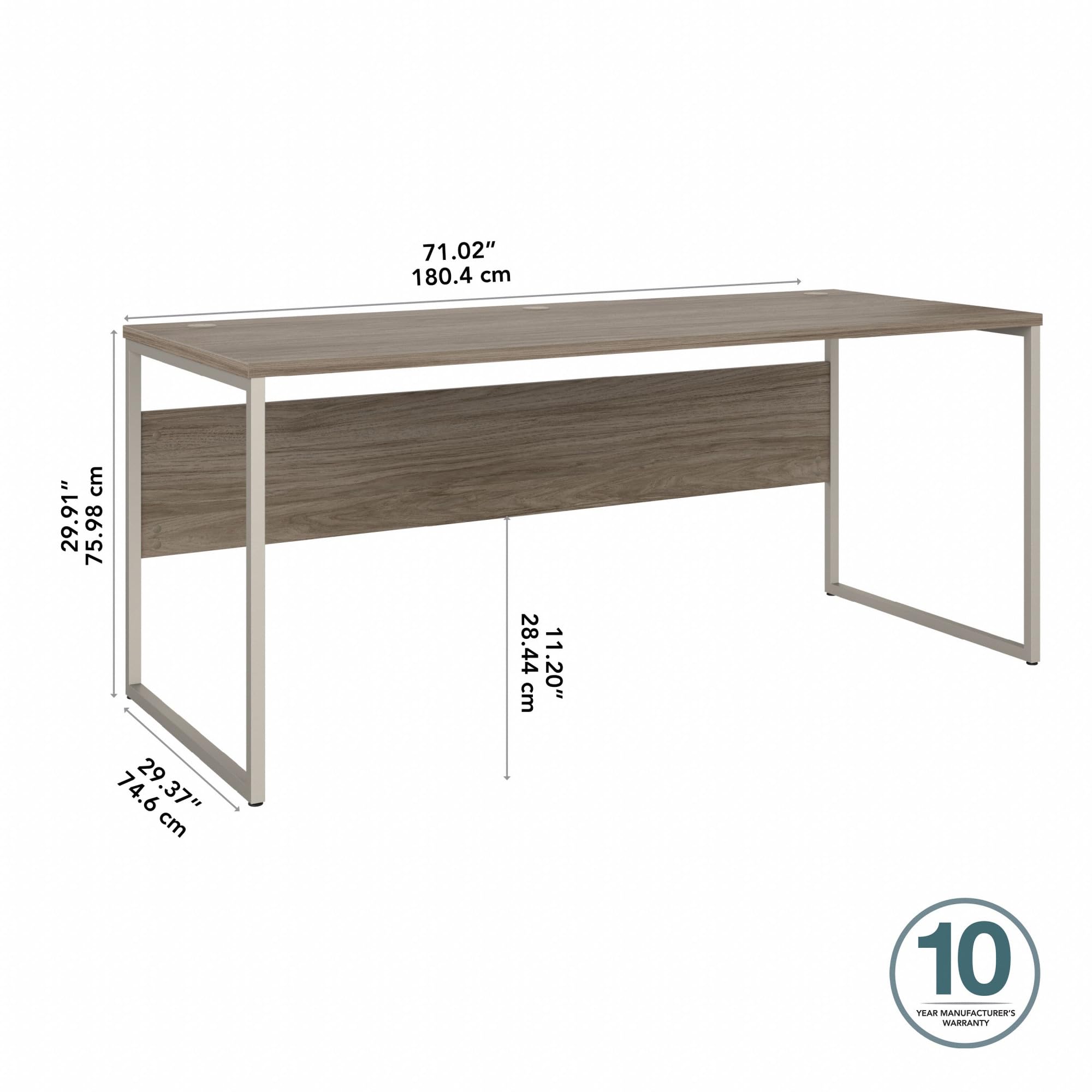 Amazon | Bush Business Furniture ハイブリッドコンピュータテーブル