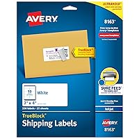 Algopix Similar Product 6 - Avery Printable Shipping Labels with