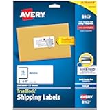 Avery Printable Shipping Labels with Sure Feed, 2