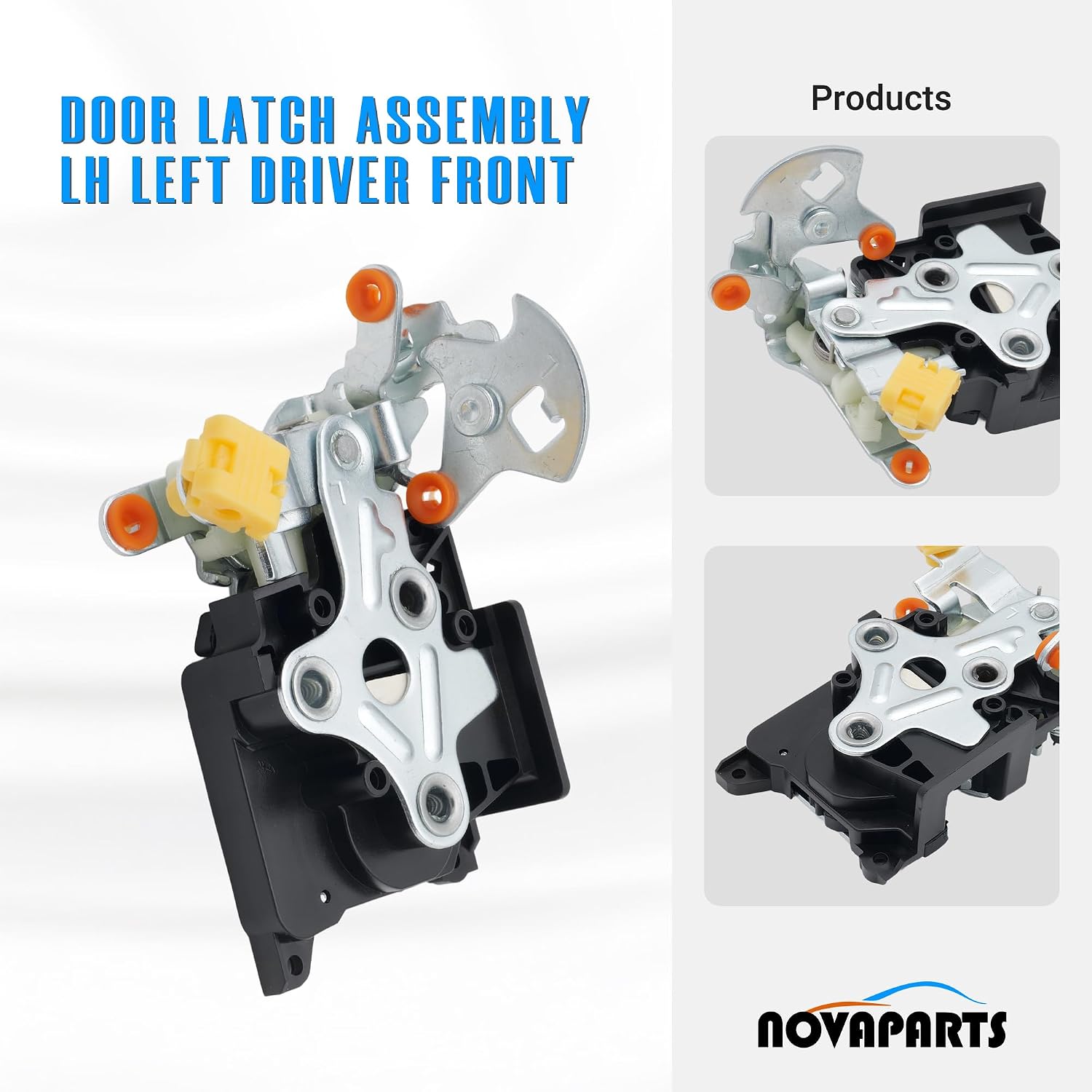 Door Latch Assembly LH Left Driver Front for 1991-2003 Buick Cadillac Chevy Chevrolet S10 GMC Sonoma 15111447