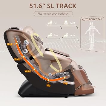 MYNTA 4D Massage Chair 4D+2D Dual Mechanism Zero Gravity Recliner