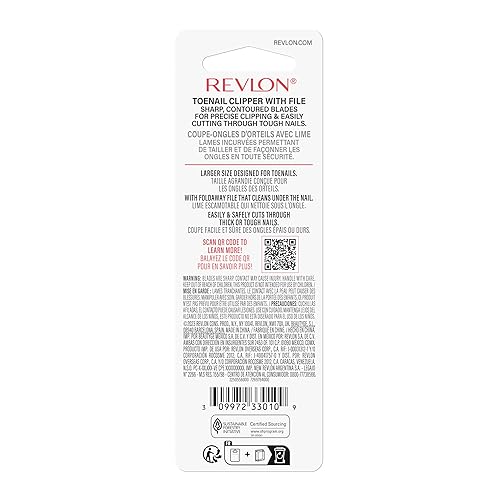 Miniatura 8 de Cortaúñas para uñas de los pies, de Revlon