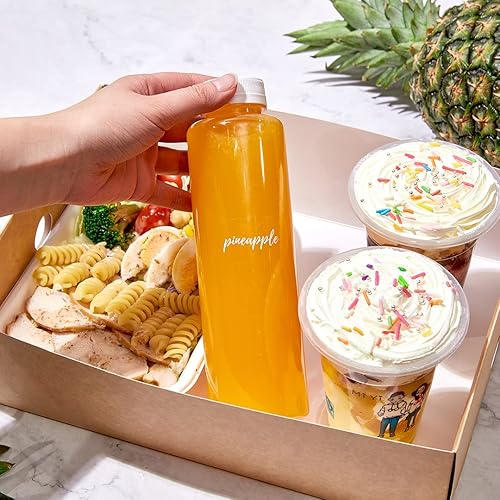 Miniatura 6 de Restaurantware Label Tek - Etiquetas para botellas de jugo de piña de 1.9 x 1 pulgada, 100 etiquetas resistentes al agua para botellas,