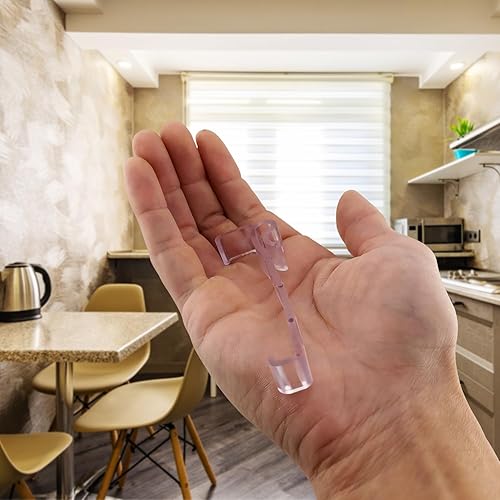 Miniatura 7 de Clips para cenefa de ventanas, 4 tamaños diferentes, paquete de 6, 10, 12 y 20