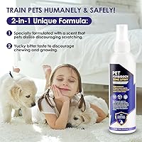 Vista 3 de Spray antimasticable para perros y gatos, 5.9 fl oz, espray de manzana amarga para que los perros dejen de masticar, spray disuasorio eficaz