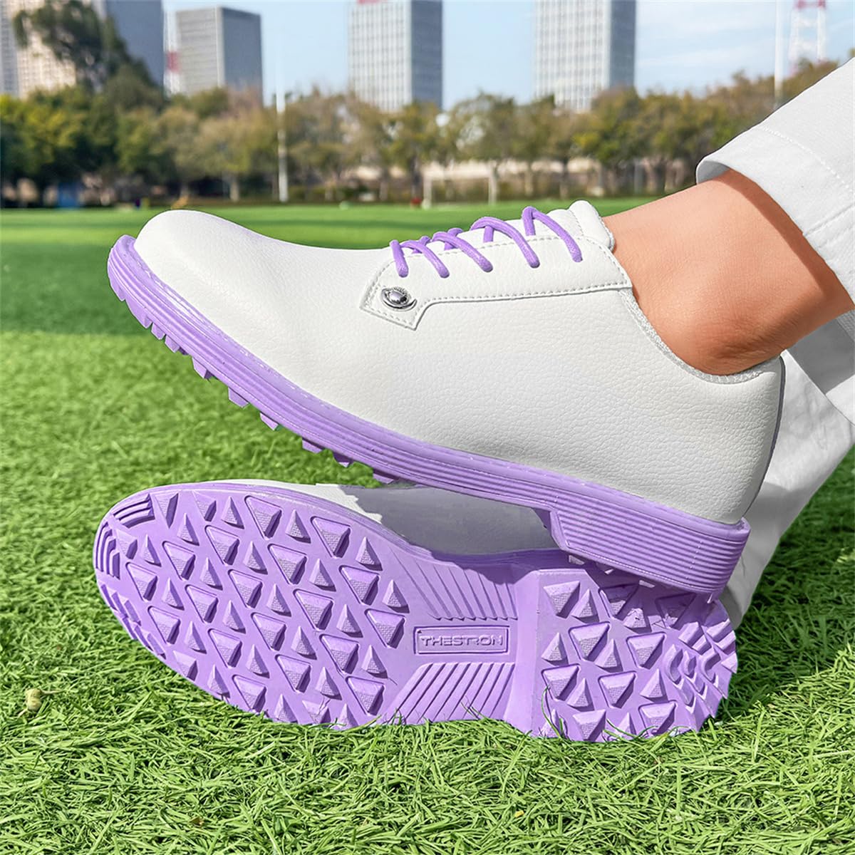 Zapatos De Golf para Damas Zapatillas Deportivas Profesionales Sin Clavos Calzados De Golfista Antideslizantes Femeninos Zapatillas Impermeables para Caminar
