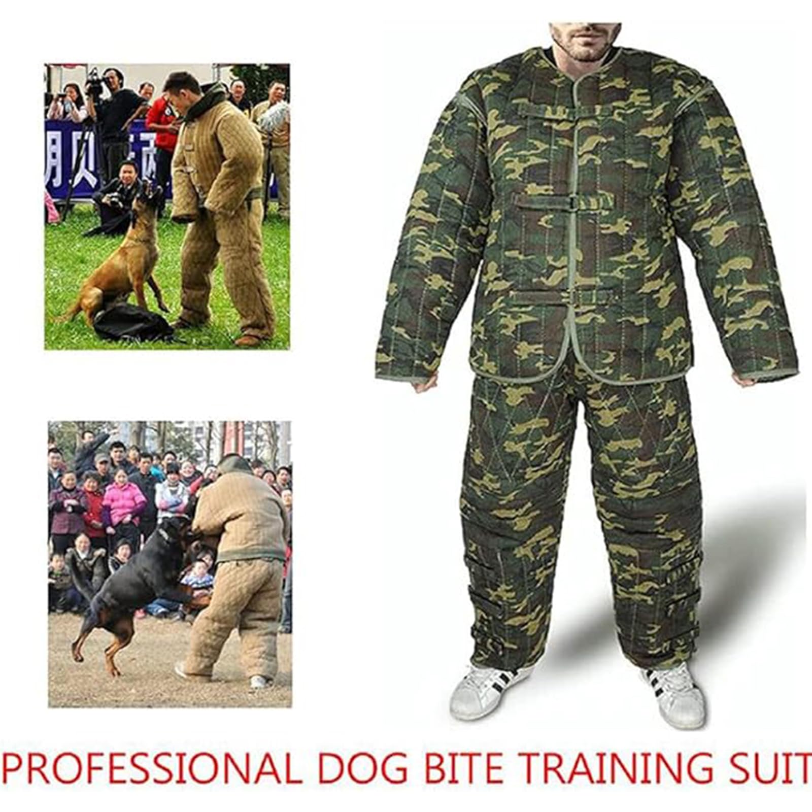 Ropa De Adiestramiento Para Perrosropa De Protecciónropa De Trabajo Profesional Para Perros Grandesprotección Corporalchaquetas Y Pantalones De Entrenamiento De La Policíaropa Para Mordeduras De Hojal