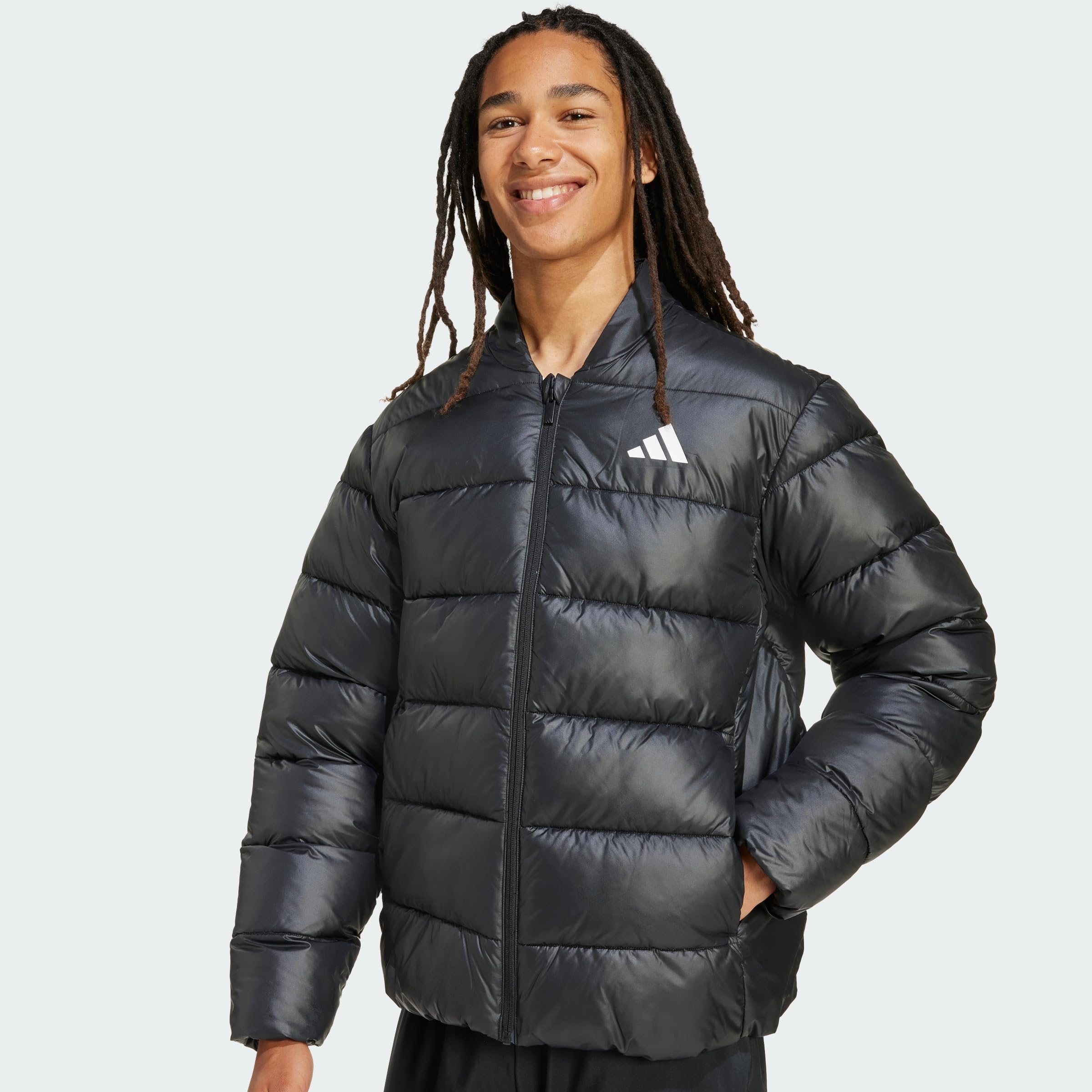 adidas Men's Anorak de plumón sinténtico Essentials CLIMAWARM