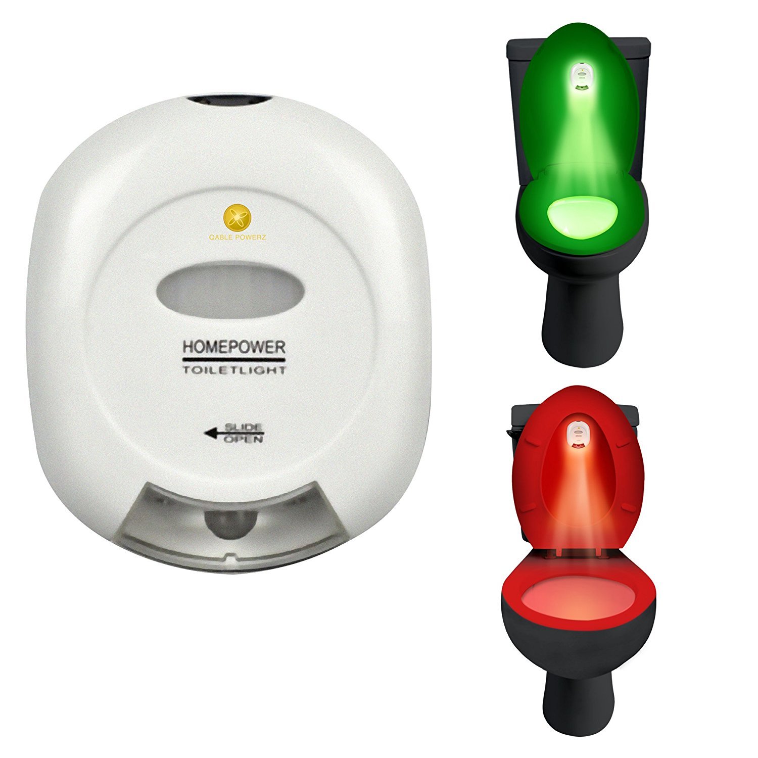 Body Motion Sensor Toilet Night Light, Motion Activated Sensor LED