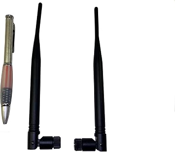Stratux ADS-B High Gain 5dBi Antenna Set - 1090MHz & 978MHz Labeled Antenna Bundle for SMA and MCX-Connected Software Defined Radios (SDRs)