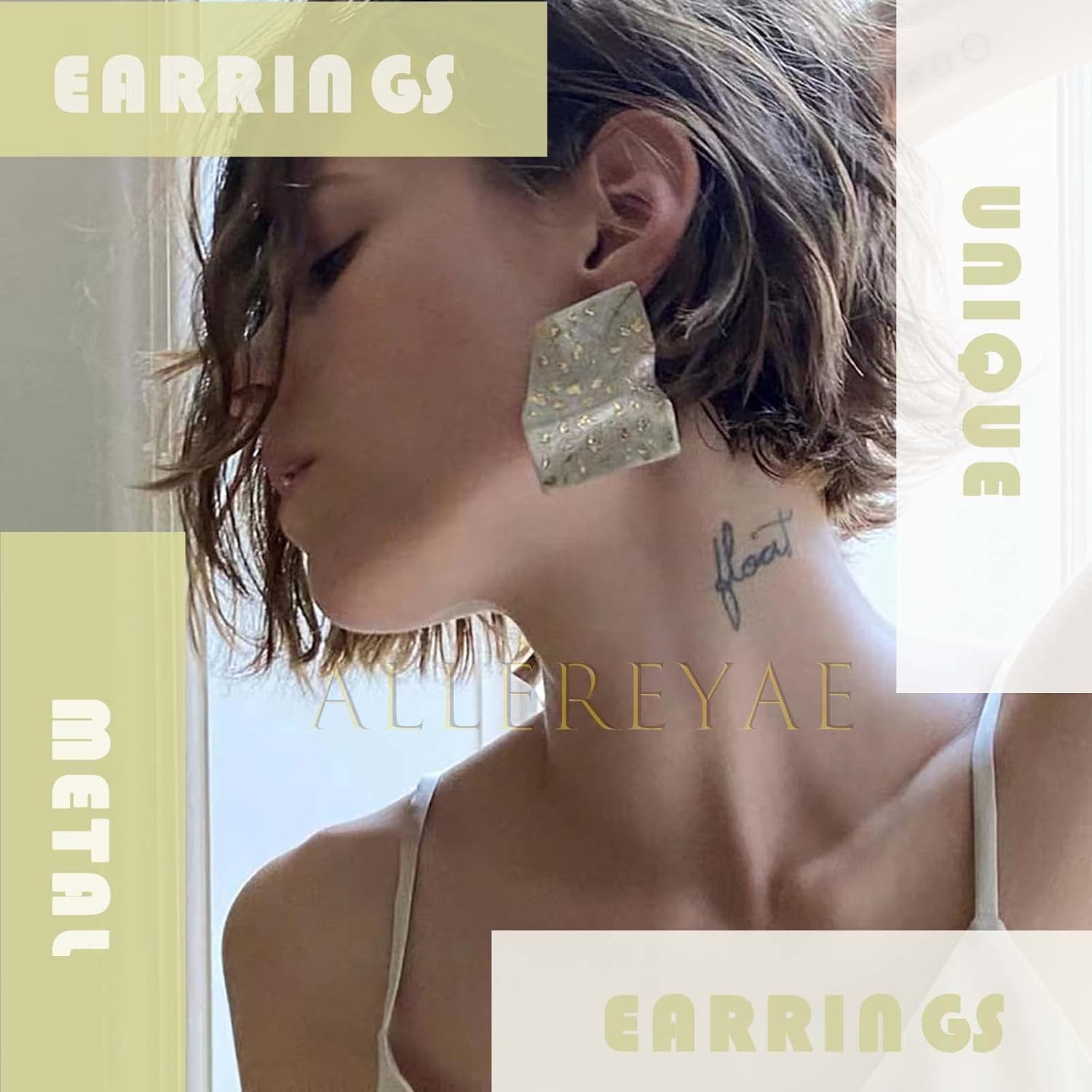 Vintage Circle Drop Earrings Hollow Circle Earrings Circle Hoop Dangle Earrings Silver Circle Stud Earrings Jewelry for Women - Image 6