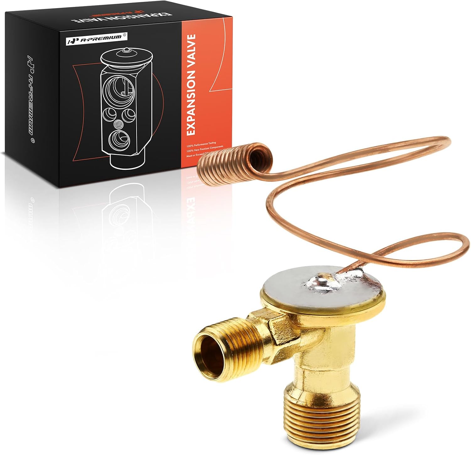 A-Premium Rear AC Expansion Valve Compatible with Toyota Sienna 1998-2003 3.0L, Pickup 1989-1993 2.4L, Pickup 1989-1994 3.0L, T100 1993-1998