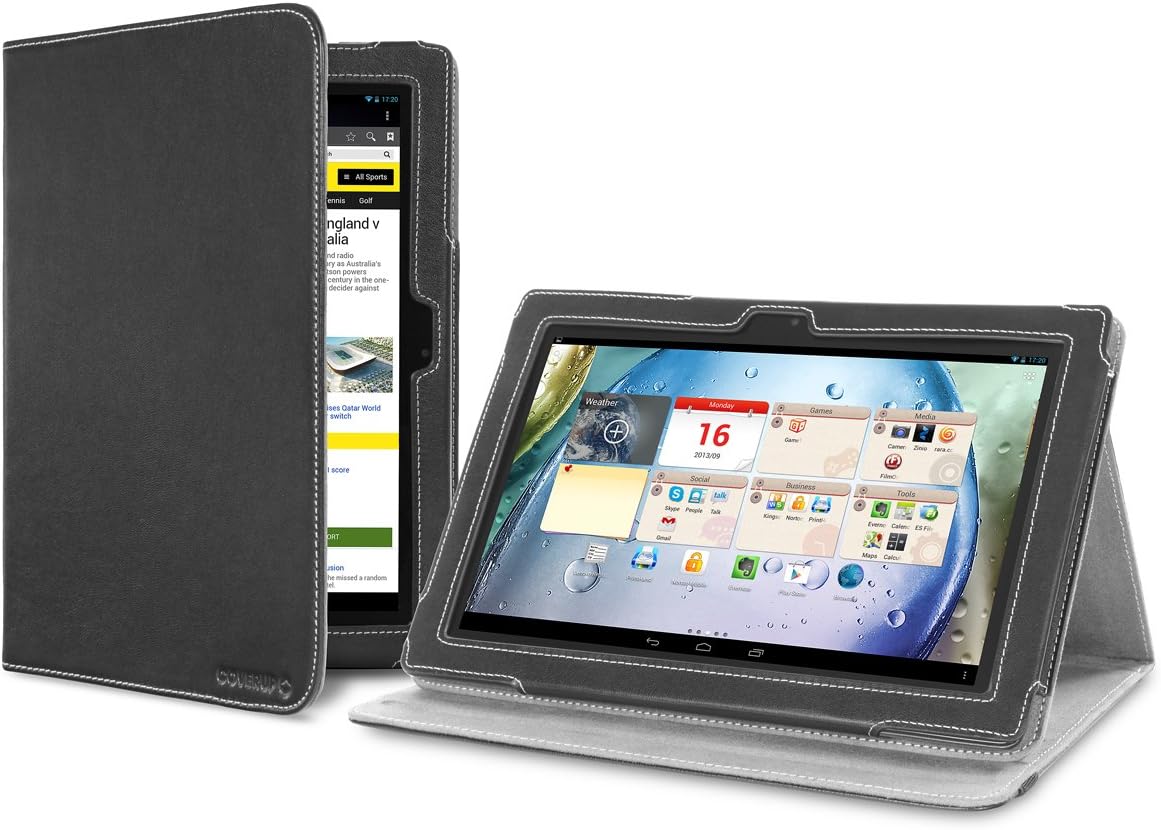 Cover-Up Lenovo IdeaTab S6000 (10.1-inch) Tablet Version Stand Cover Case - Black