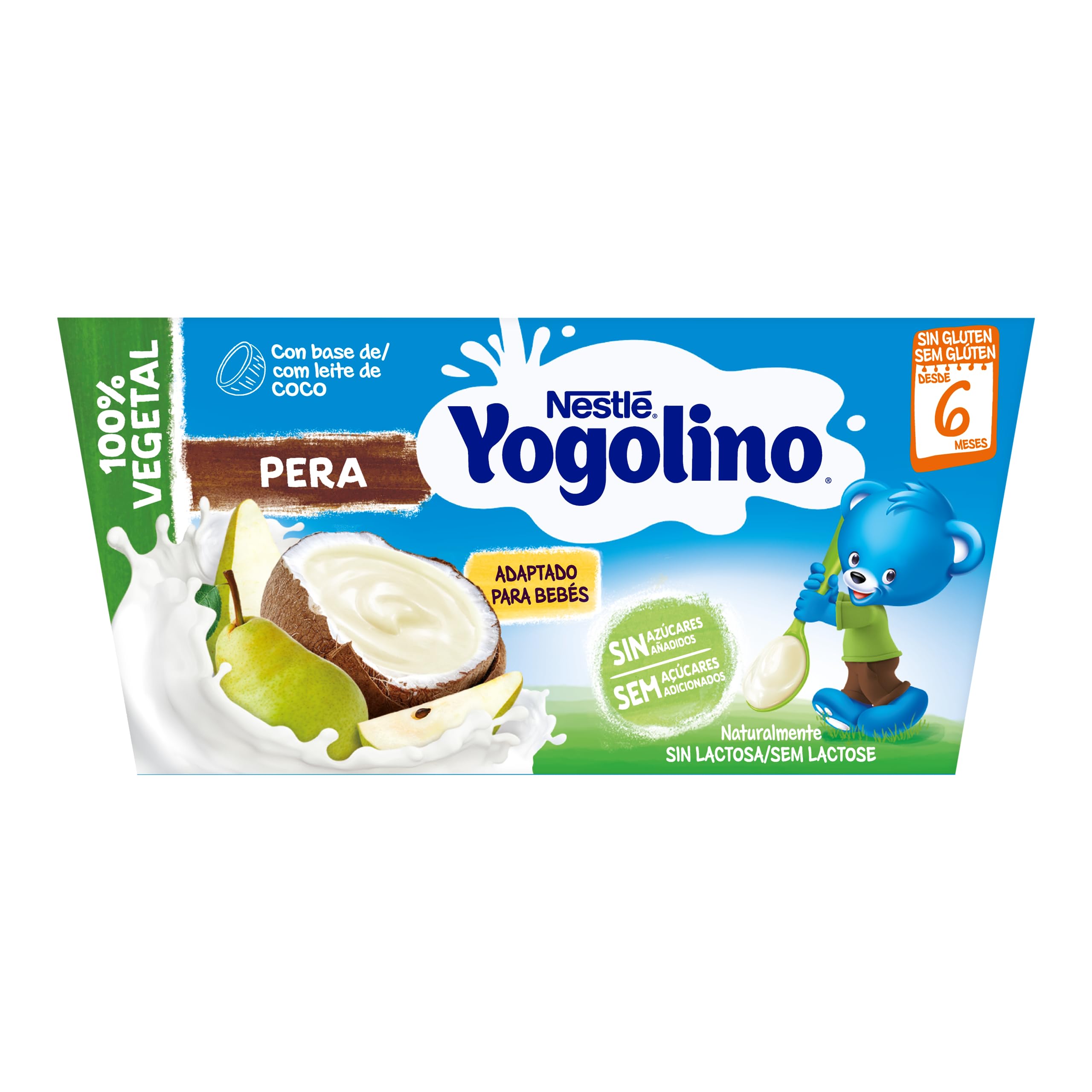 NESTLÉ YOGOLINO Coco Pera 4x90g od 6 miesięcy