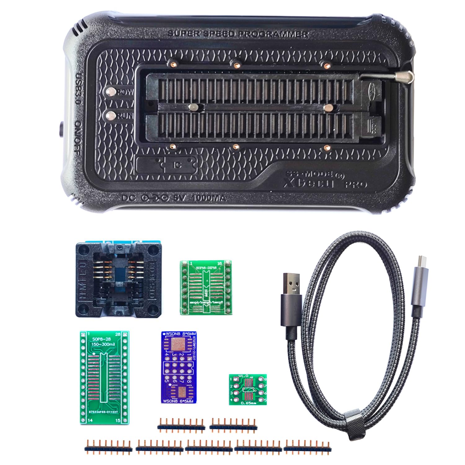 T76 Programmer Socket for with XGecu T76 Adapter Support QFN Eprom ISP IC Chip PIC NAND Flash EMMC GALCPLD VGA BGA SOP
