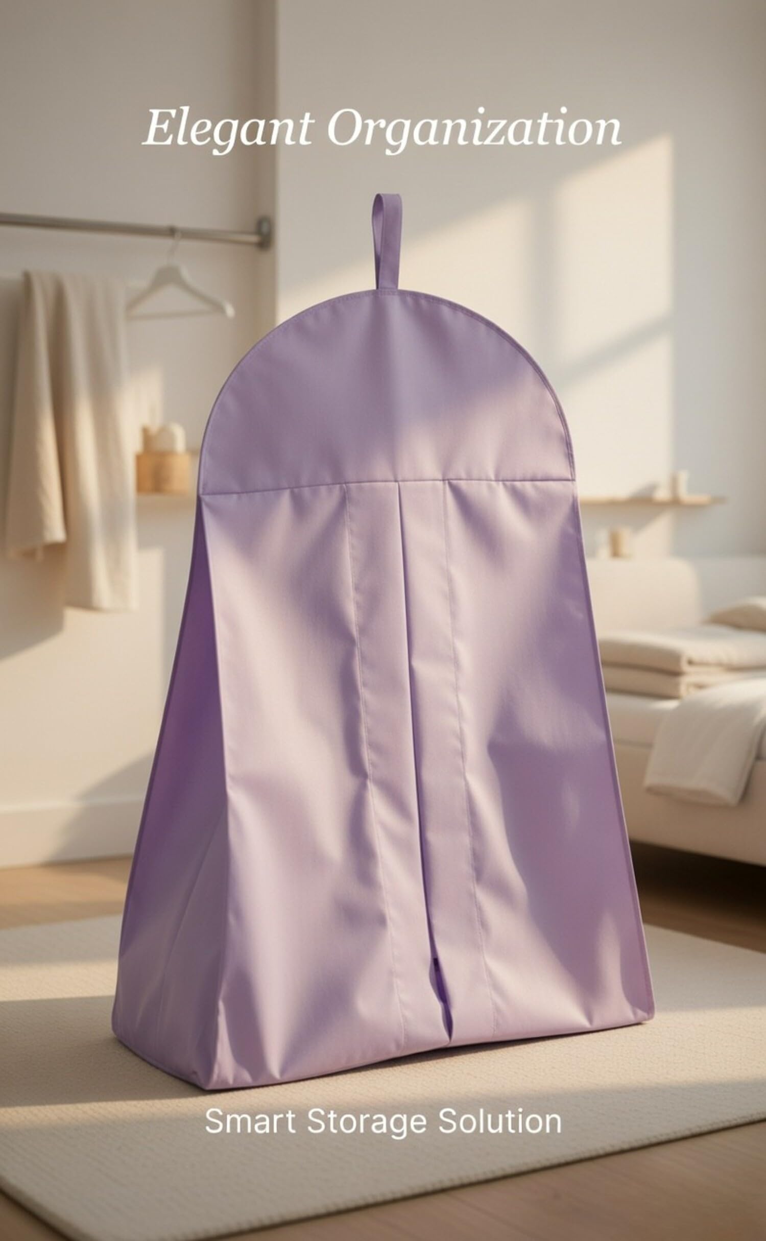 Organizador de almacenamiento de pañales para guardería, portátil, plegable, lavable a máquina y espacioso, apilador de pañales morado