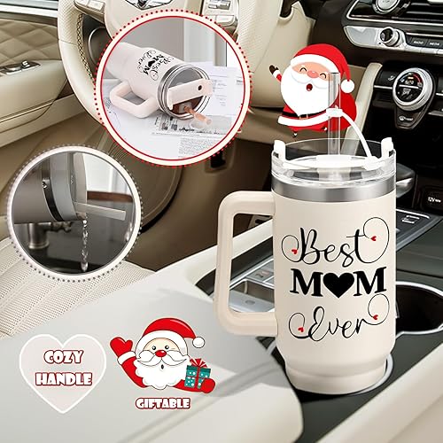 Miniatura 5 de LiqCool Vaso para mamá, 40 onzas, regalo para la mejor mamá del mundo, único para mamá, mujeres