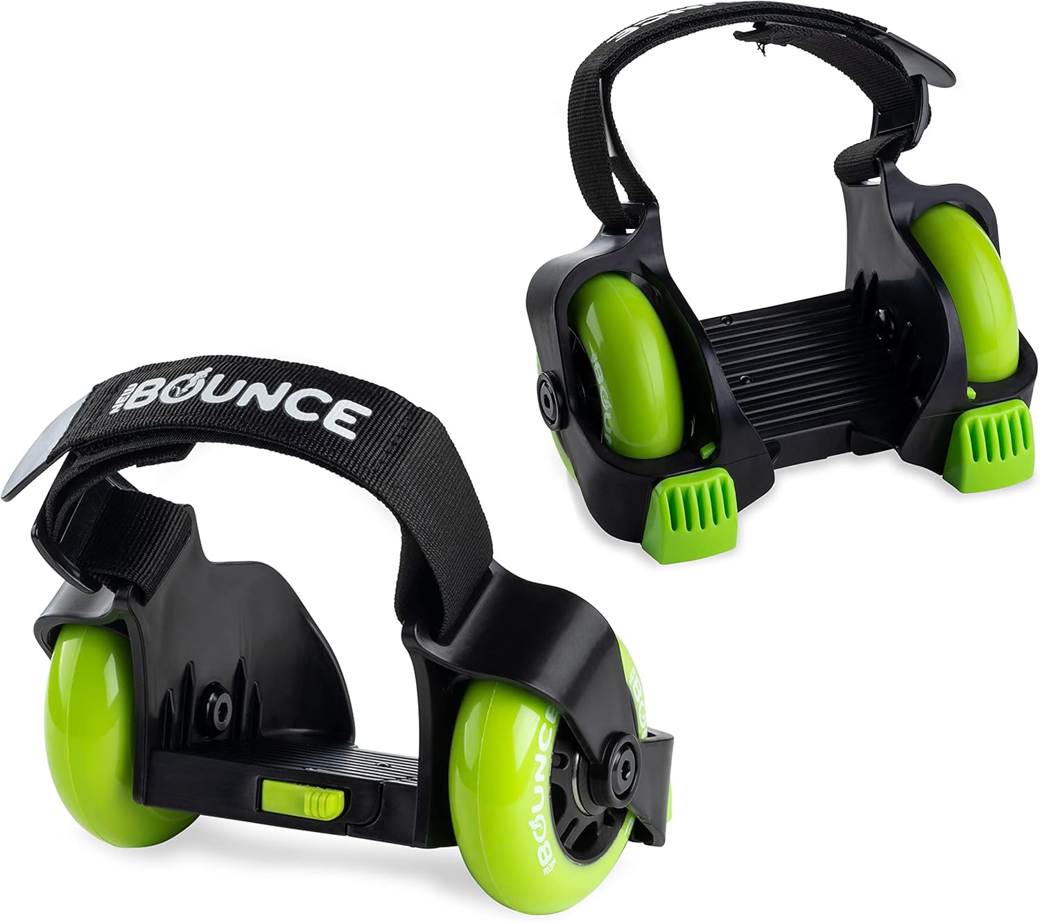 New-Bounce Heel Wheel Skates - Jet Wheelies for Shoes - Adjustable Roller Heel Skates for Kids - One Size Fits Most