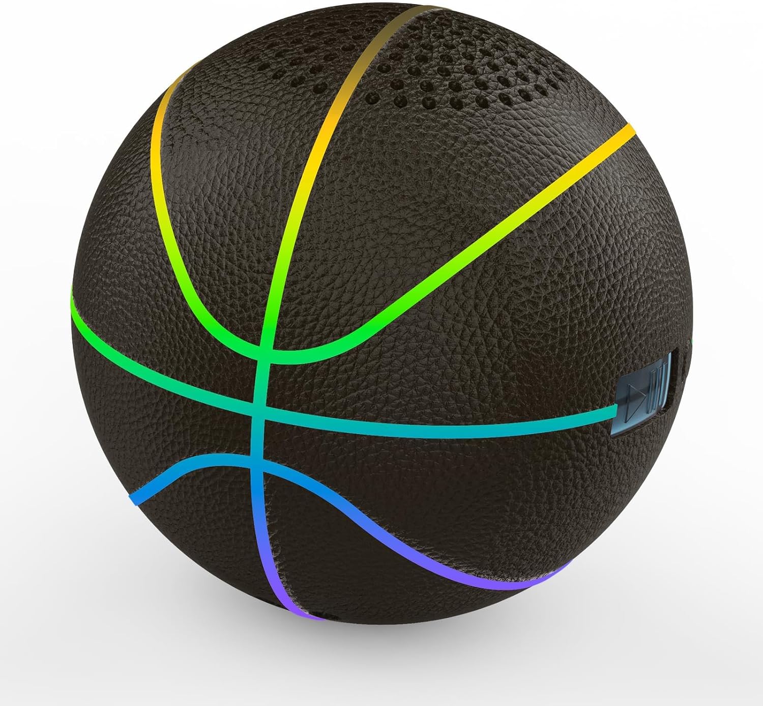 LuminoBeat Pro - Matte Black Bluetooth Speaker Ball | 10" LED Light Show Speaker for Home & Night Parties | Modern Tech Gift for Men & Basketball Fans | Water Resistant