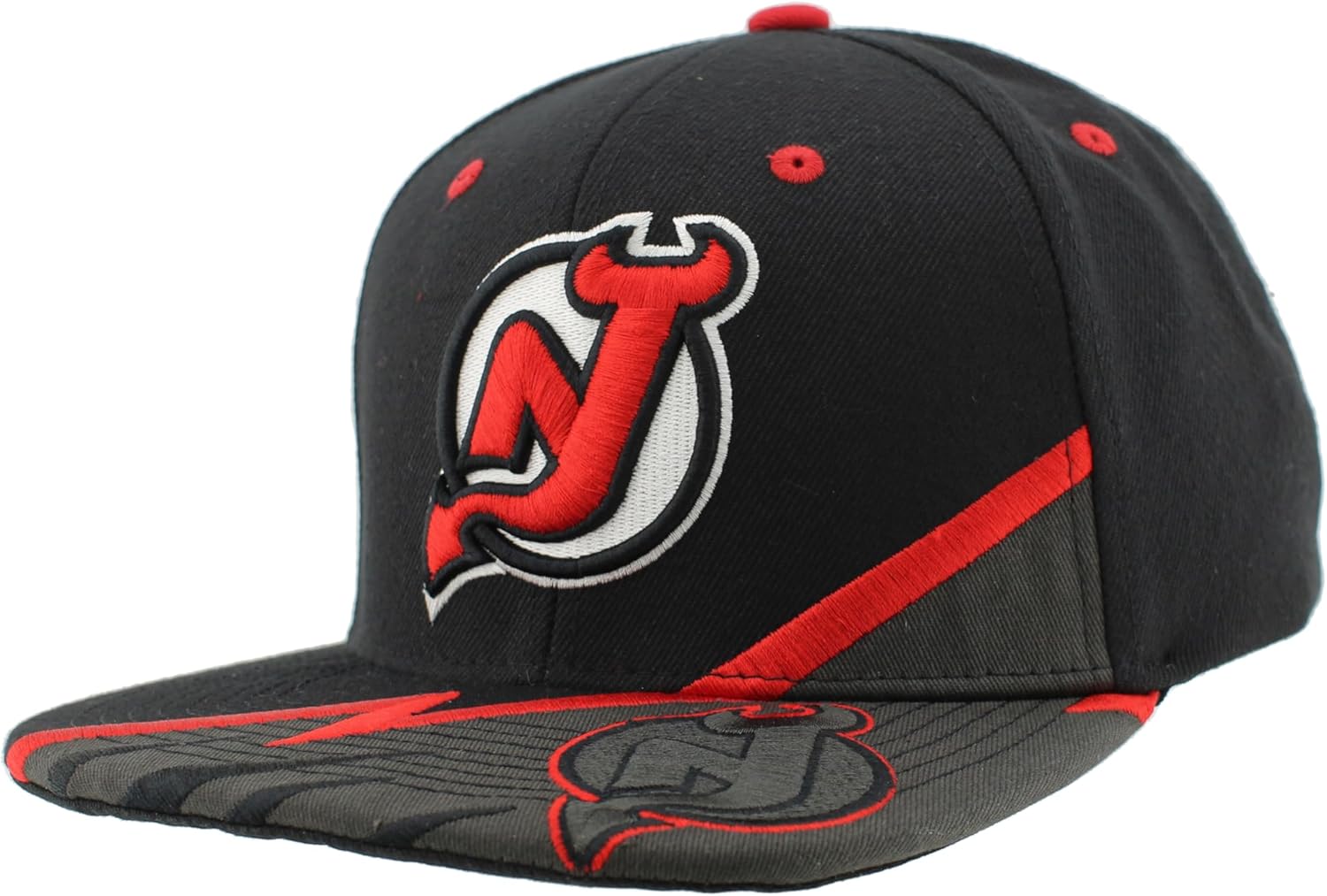 ZHATS NHL Unisex-Adult NHL Officially Licensed Adjustable Snapback Hat Flat Bill Z11 Bolt