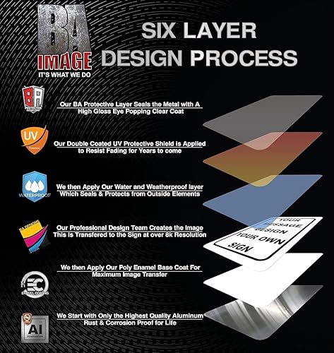 BA IMAGE Letrero de metal de aluminio rojo 001 personalizado con tu mensaje (9 x 12 pulgadas, rojo con blanco, horizontal) BA IMAGE Letrero de metal de aluminio rojo 001 personalizado con tu mensaje (9 x 12 pulgadas, rojo con blanco, horizontal)