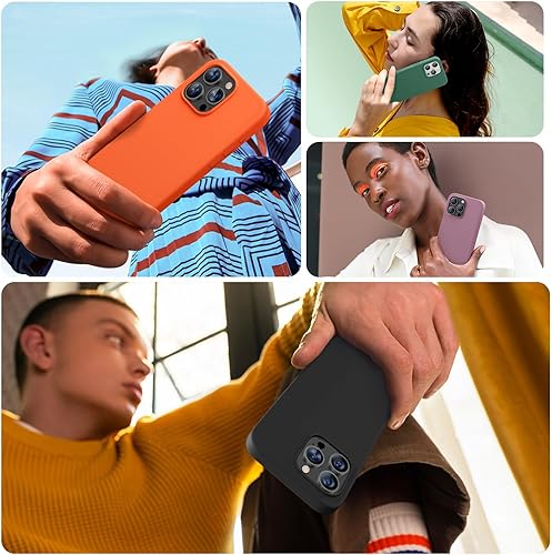 Miniatura 624 de Miracase - Funda diseñada para iPhone 11 con protector de pantalla, funda de goma de silicona líquida, protección total contra caídas y a prueba