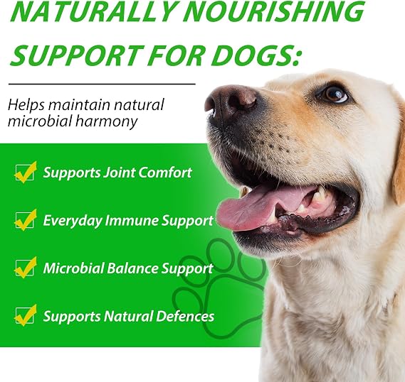 2Pack Natural Defence Drops for Dogs,Dog Immune Support Drops | Supports Joint, Digestion, Immunity & Skin Health | For Everyday Vitality | Suitable for All Breeds | 60ml