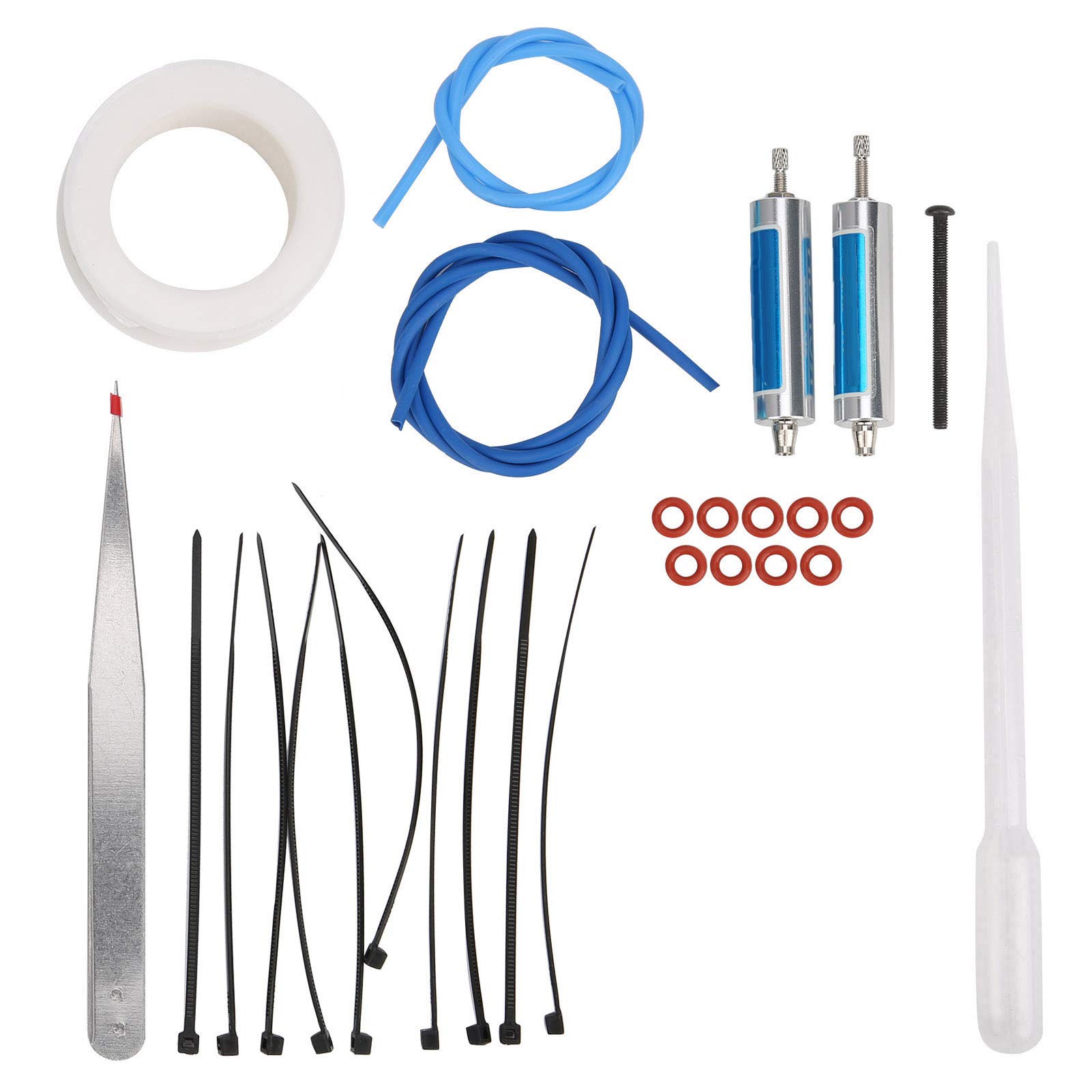 Amortiguador de Metal RC de 2 Uds, Reducción de Vibración Ajustable de para 1/10 Crawler, Aleación de Aluminio, (80mm)