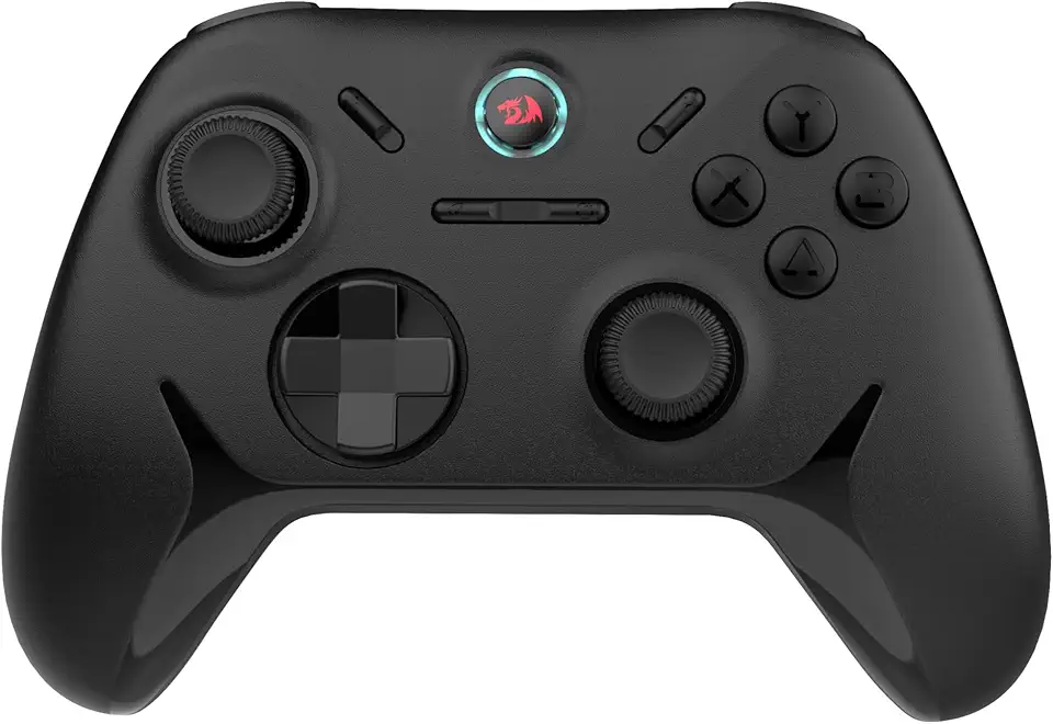 Controle Gamer Redragon Tophis Preto Analógicos e Gatilhos Hall Effect G821
