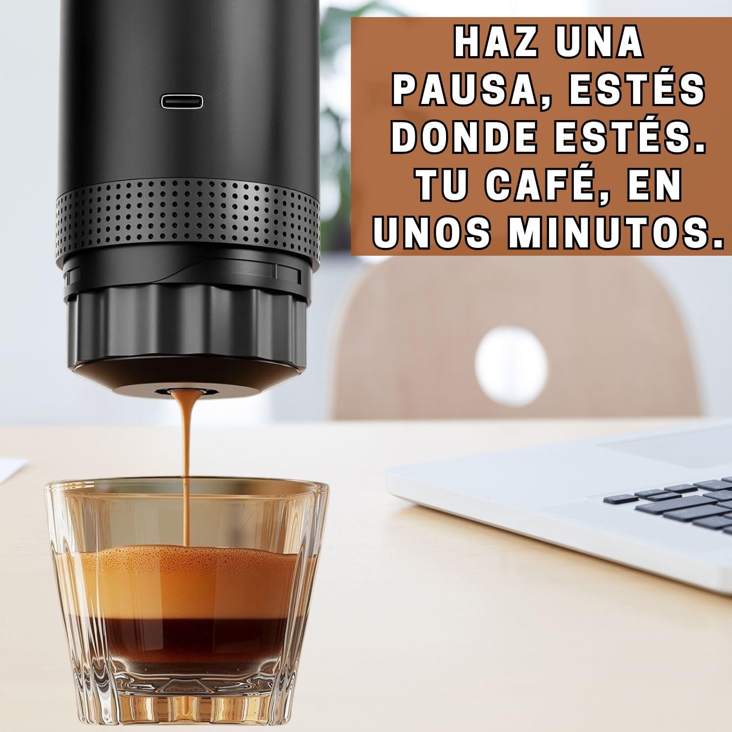 Portatile Caffettiera capsule 3 in 1 compatibile con Nespresso Dolce Gusto e Caffè Macinato - Mini macchina da caffè portatile multicapsula ideale da trasportare