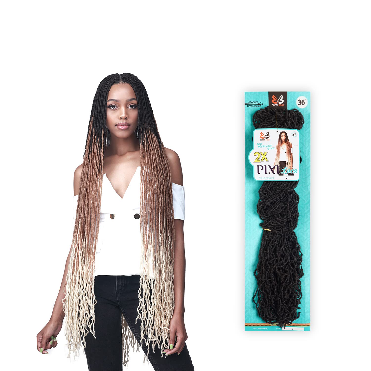 Amazon.com : Bobbi Boss Crochet Braids 2X Pixi Locs 36