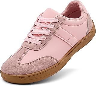 Retro Tennis Trainers Fashion Skateboard Sneakers Comfort Casual Shoes Classic Lace Up Gum Sole Walking Footwear Trainning...