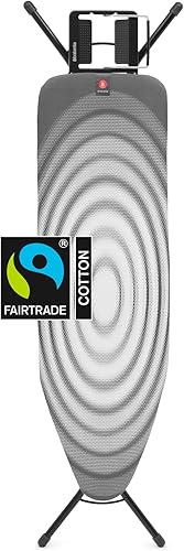 Miniatura 39 de Brabantia - Tabla de planchar C - Soporte extra grande para unidad de vapor - Altura ajustable - Pies de goma antideslizantes - Funda de algodón