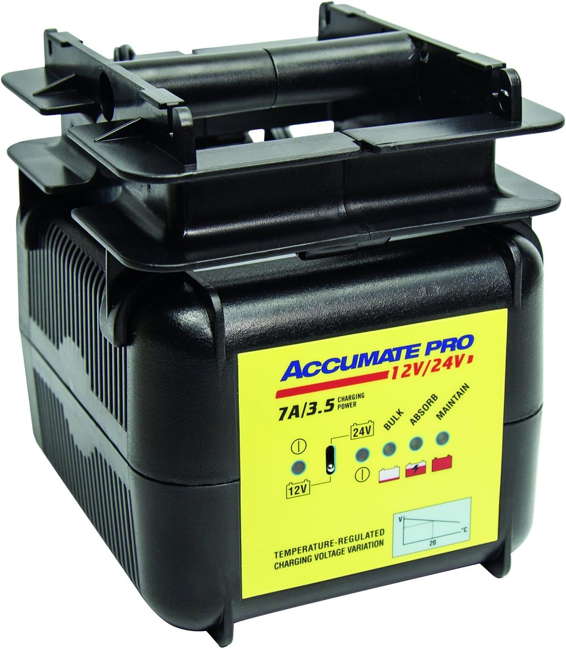 AccuMate Pro 12-24V, TM-212, Professional 12V/24V Automatic Charger for Automotive, Marine & Leisure Batteries