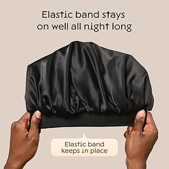 Amazon.com: Niagara Sleep Solution Satin Bonnet, Black, 36 cm