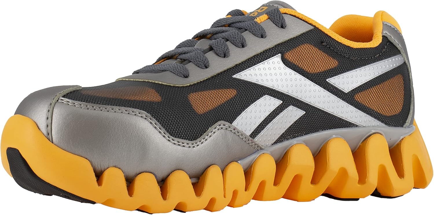 Reebok Work Women's RB322 Zig Pulse Work Construction Shoe Orange, 7