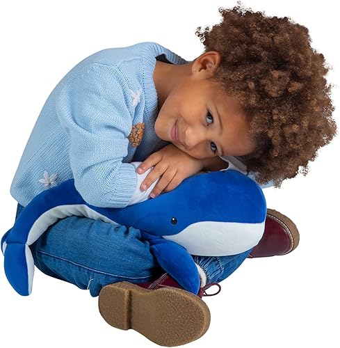 Miniatura 5 de Manhattan Toy Velveteen Wistful Whale Sea Life Juguete de peluche, 16 pulgadas
