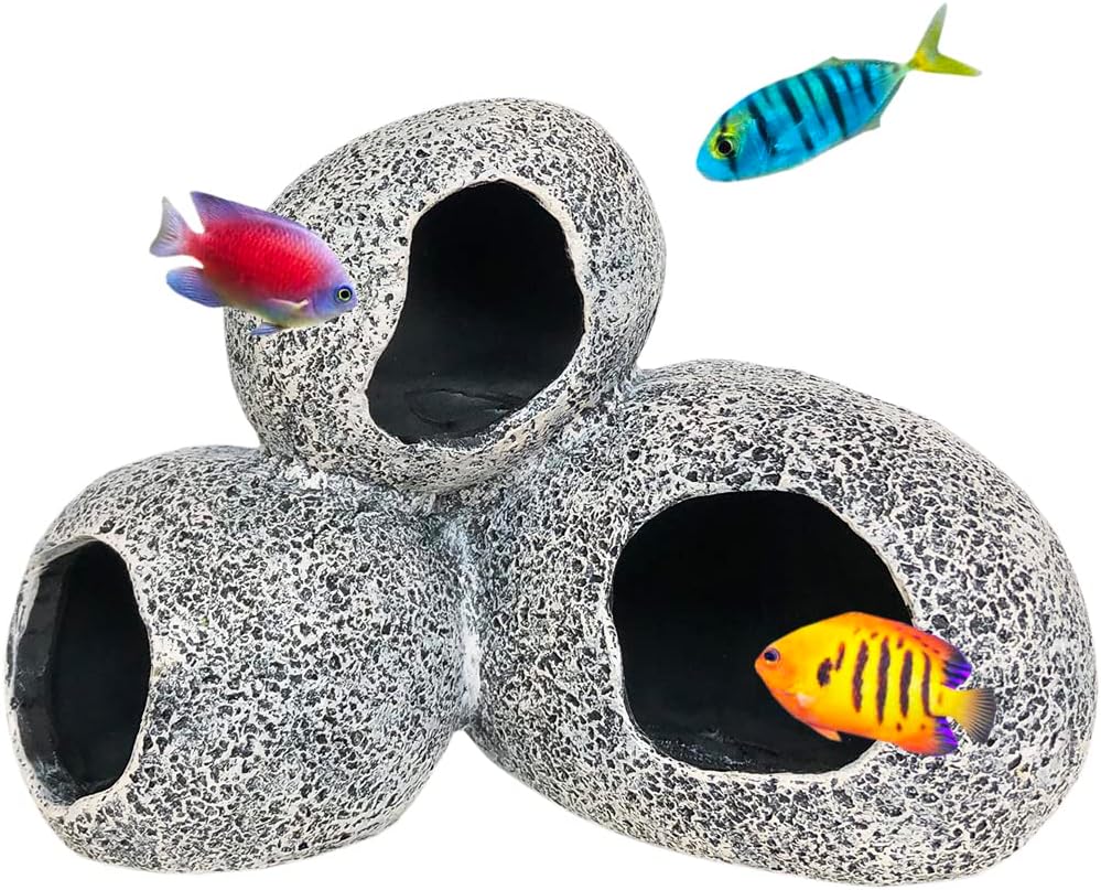 Amazon.com: SLOCME Aquarium Rock Caves Decoration - Cichlids Rock Caves ...