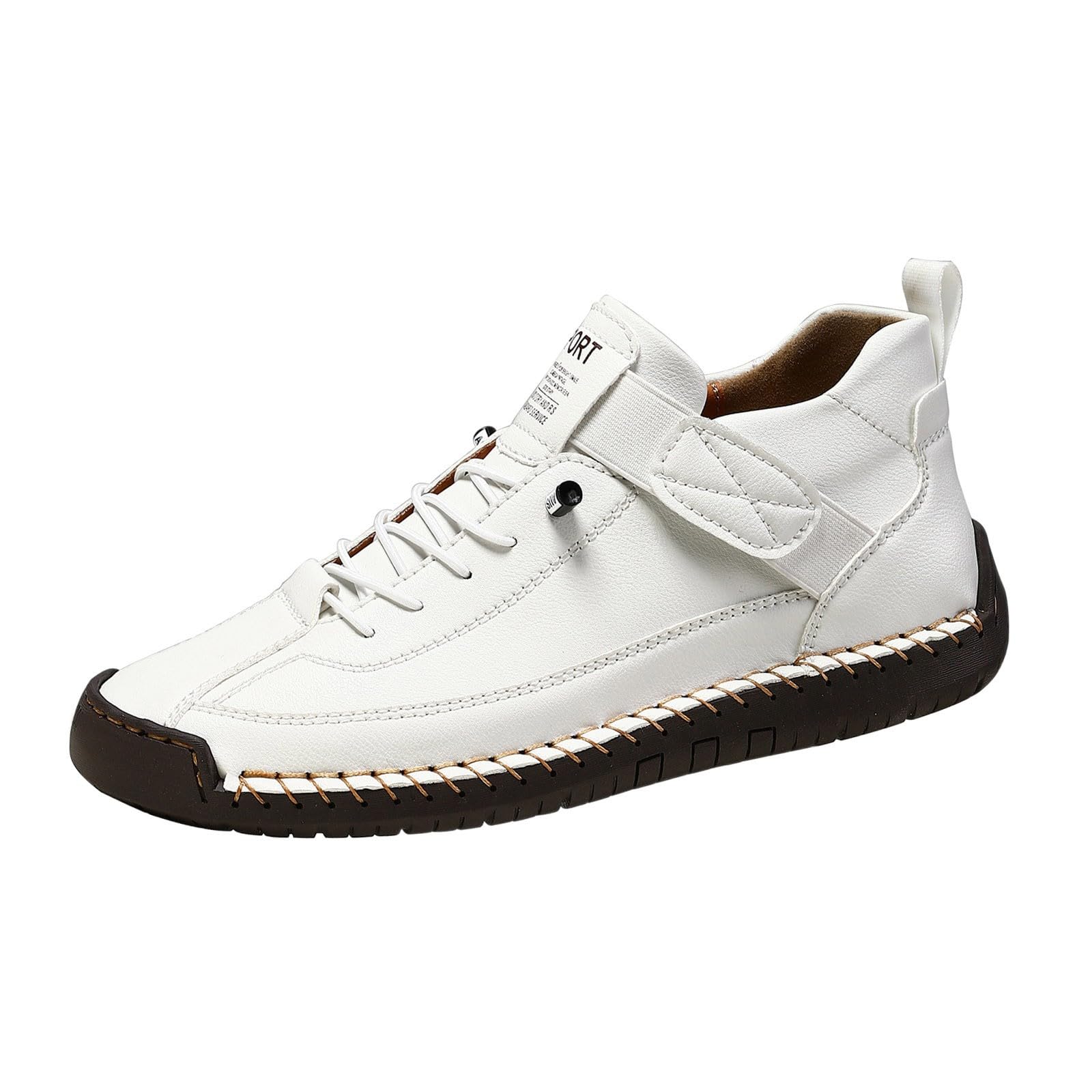 Basket Randonnee Femme Imperméable - Basket Femme Montante Cuir Orthopédique À Lacet Tennis Chaussure Confort Basquettes Respirante Sneakers Plates Chaussures Outdoor Chaussures