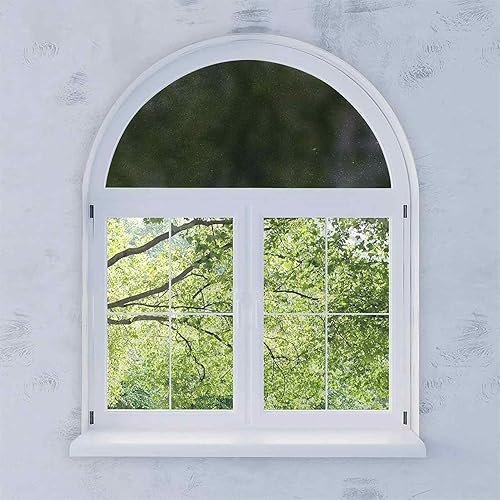 Miniatura 3 de Película de privacidad arqueada de privacidad azul oscuro esmerilada para ventana, cielo nocturno con estrellas, Vía Láctea, Cosmos, galaxia,