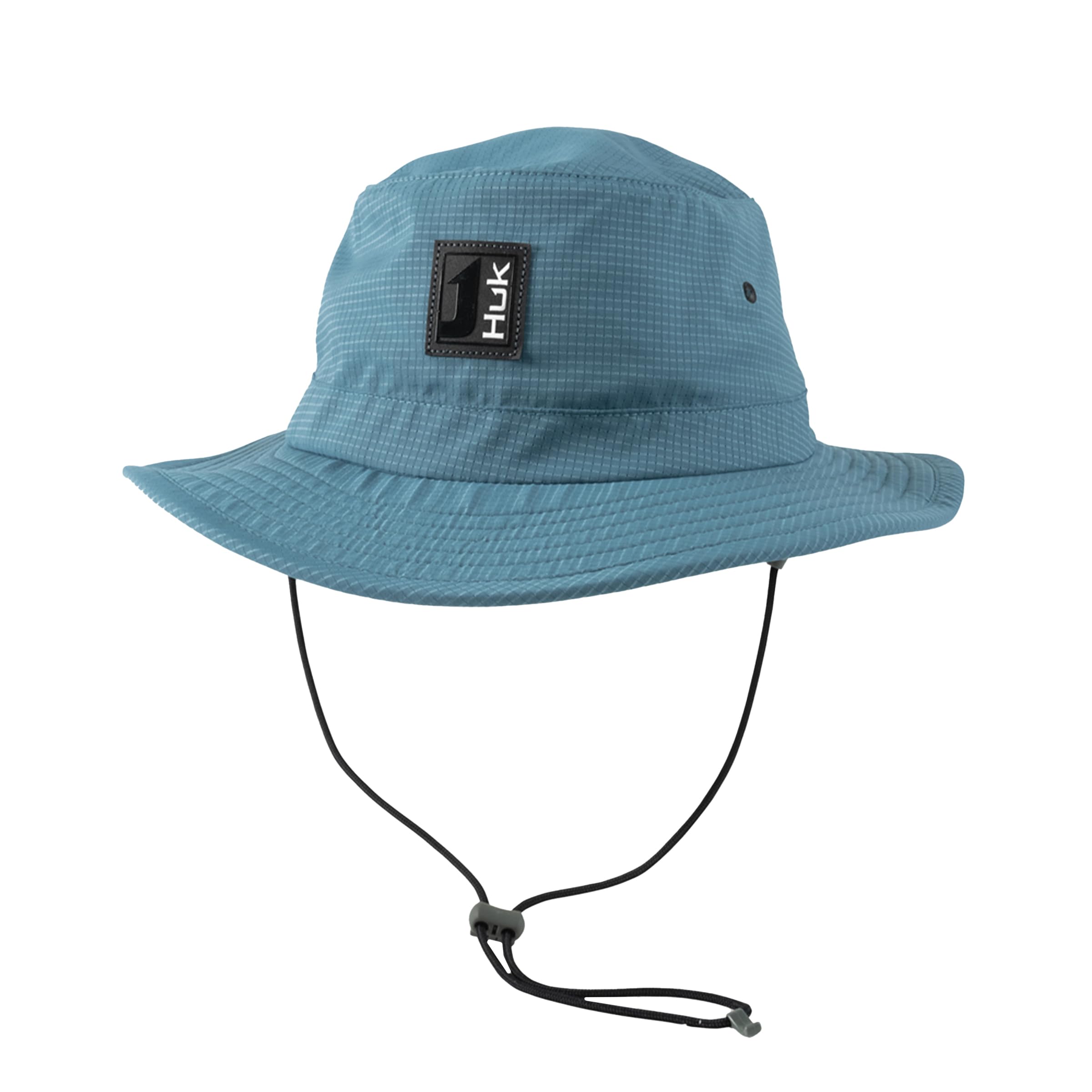 Huk Men's Titanium Blue A1a Boonie, Wide Brim Fishing Hat Bucket, One Size