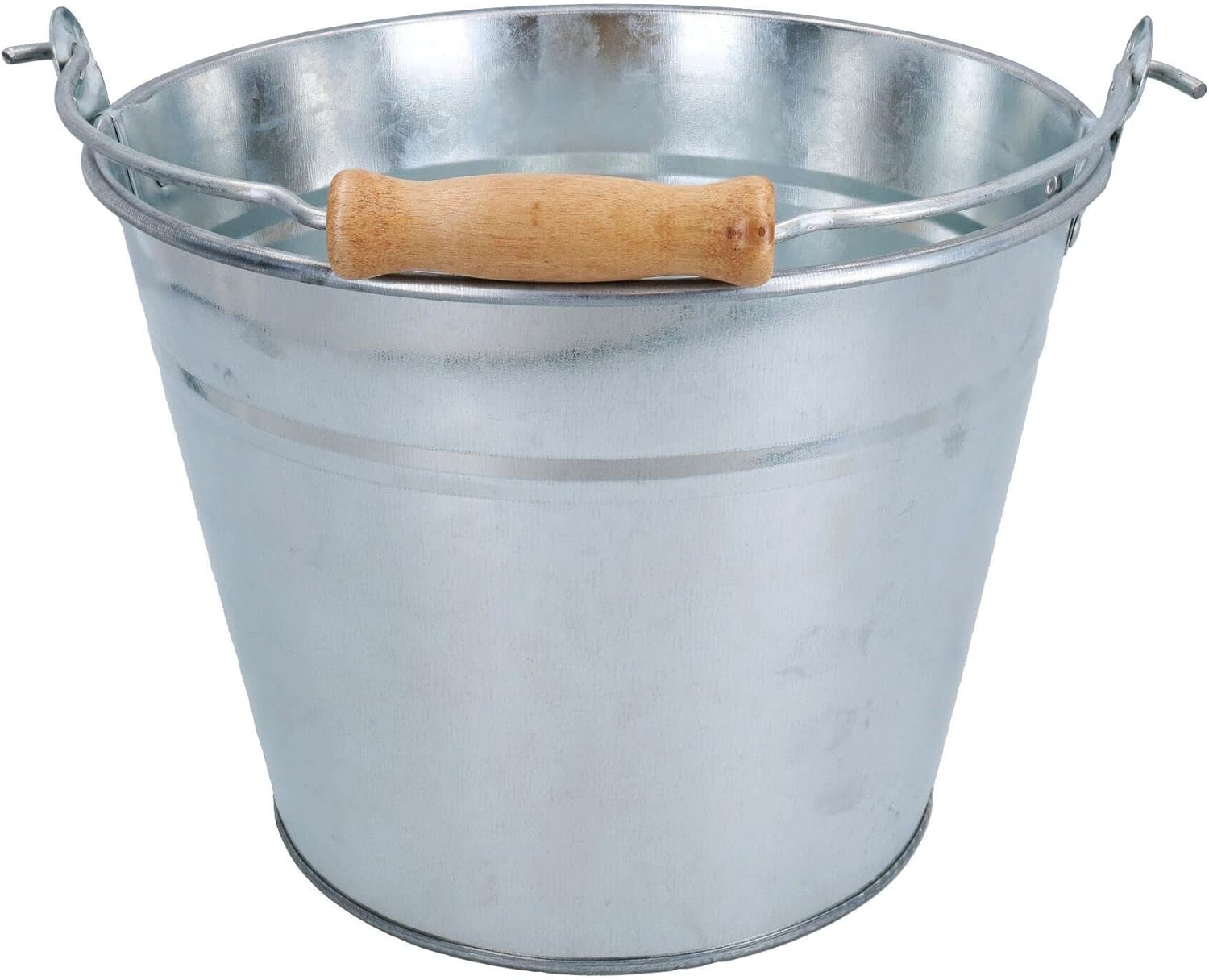 12L Galvanised Steel Metal Bucket Pail Water Coal Greenhouse Garden Plant 2PK