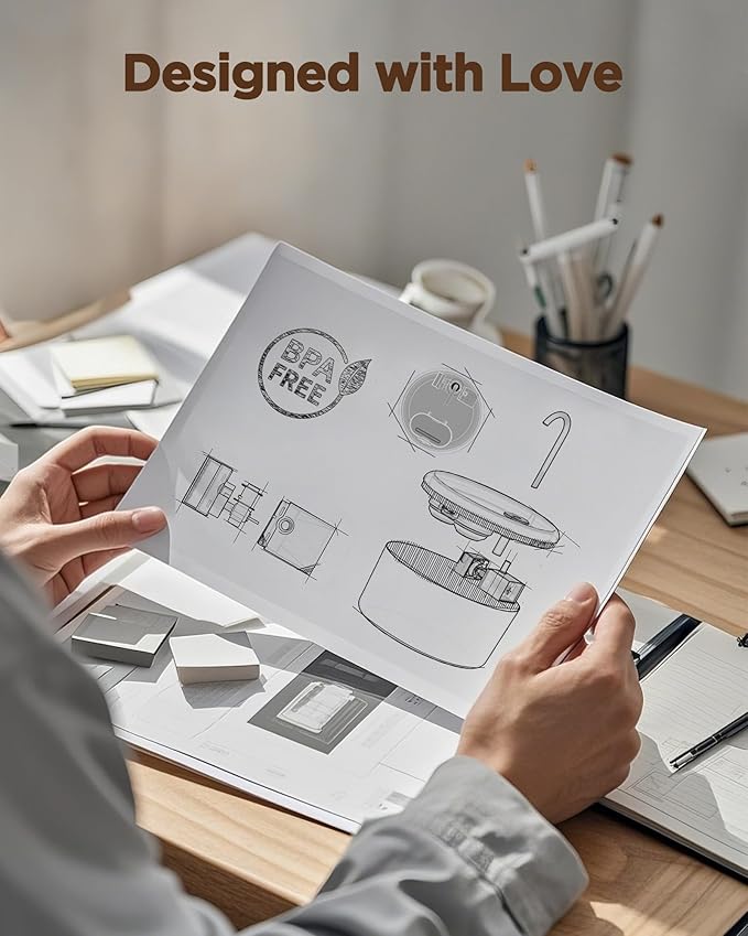 Fuente de Agua para Gatos VOUAAOOD 2.4L, Negro miniatura 5