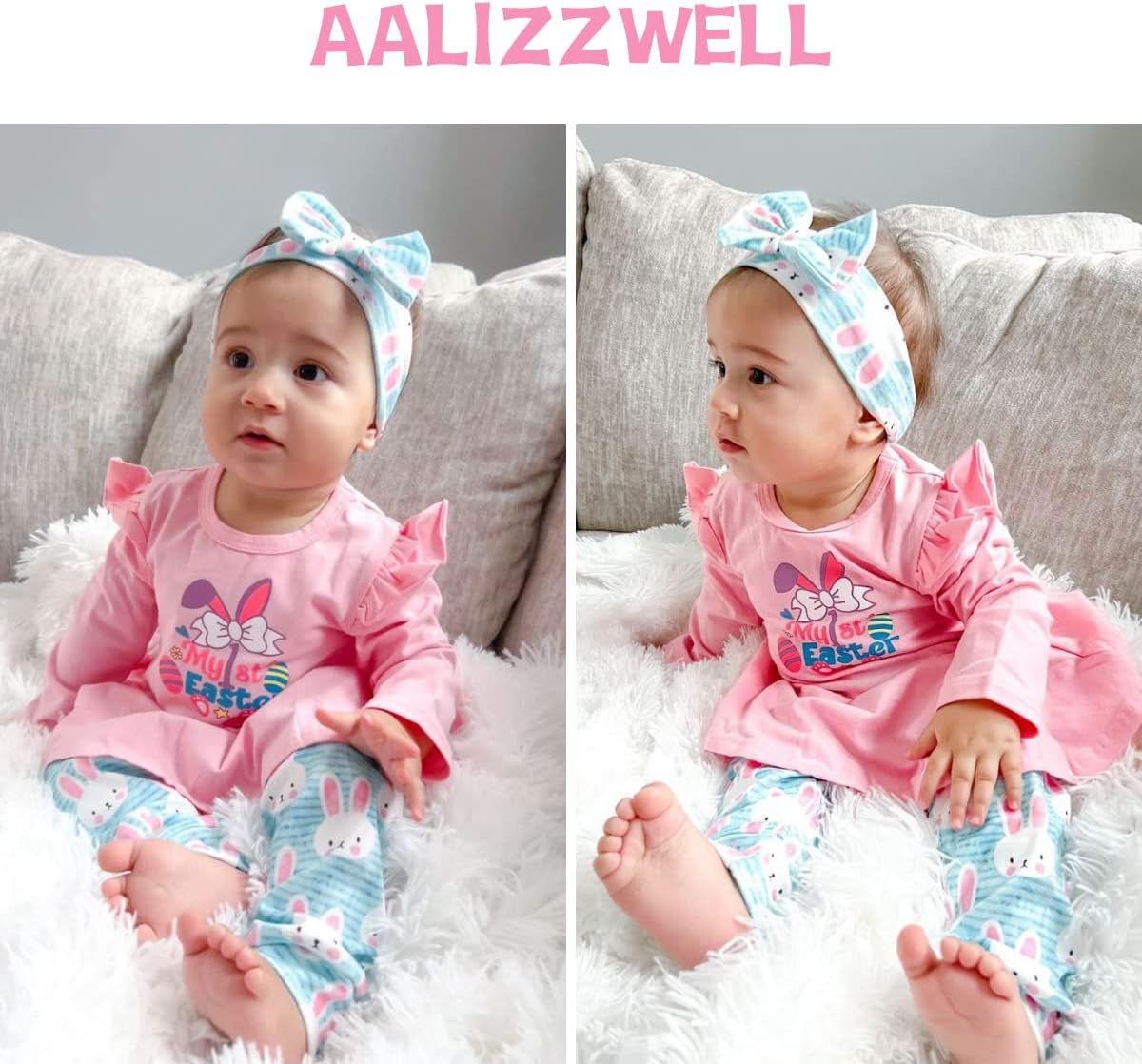 Aalizzwell Infant Baby Girls Christmas Outfit