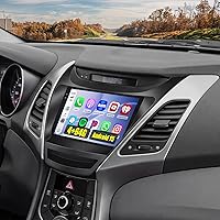 Vista 10 de [4+64G] Android 15 Estéreo de coche para Hyundai Elantra 2014-2016, Hikity 9 pulgadas IPS pantalla táctil Radio inalámbrico Carplay Android Auto