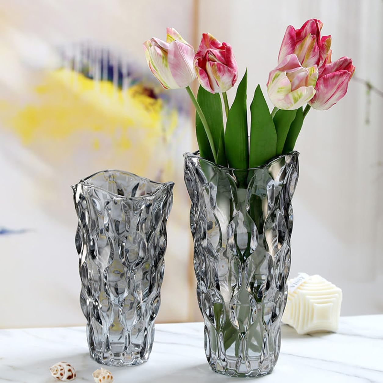 花瓶 ☆ 花器 花入れ オブジェ スモーキーカラー 【公式通販】 花瓶 ☆ 花器 花入れ オブジェ スモーキーカラー 【公式通販】